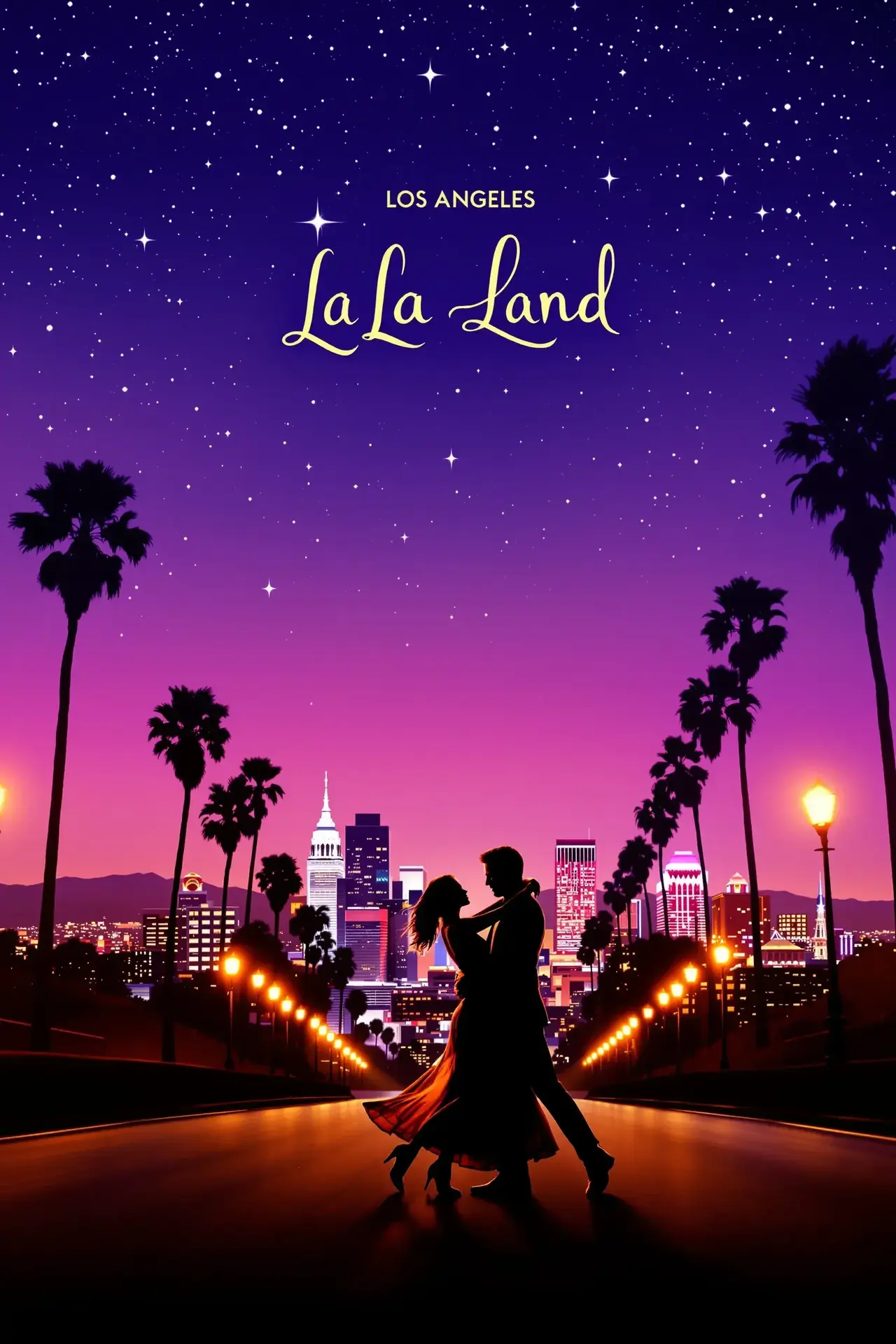 《爱乐之城》电影海报全尺寸 - La La Land，歌舞类型，2016年